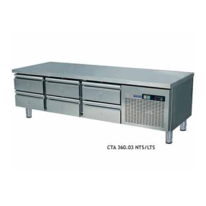 Counter Type Refrigerator and Deep Freezer with 4-6-8 Doors for  Cooking Lines